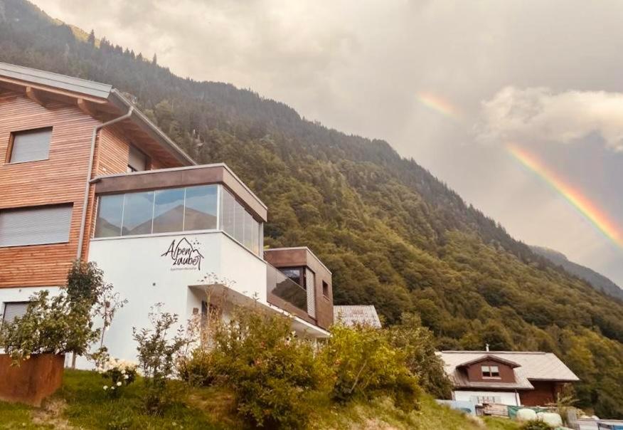Alpenzauber Apartment Montafon Sankt Gallenkirch Exteriör bild